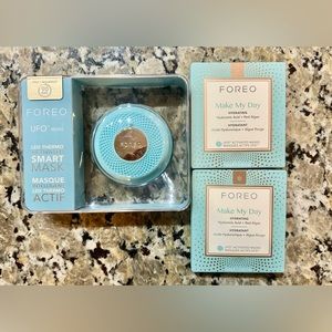 Foreo UFO Mini: LED Thermo Activated Smart Mask w/ 14x Make My Day masks NEW